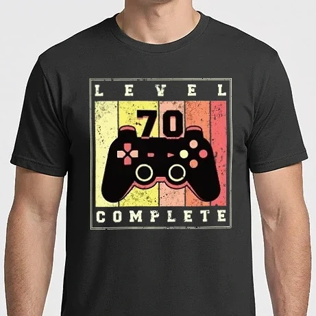 Férfi Imperial póló - Level 70 Complete Szülinapra póló