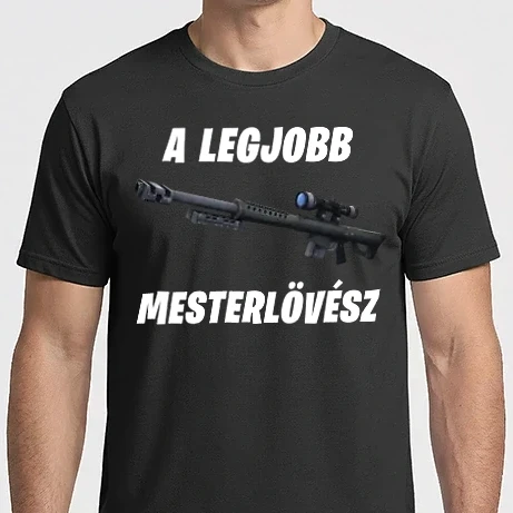 Férfi Imperial póló - A legjobb mesterlövész - Fehér