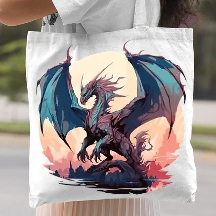 Vászontáska - Sárkány - Dragon