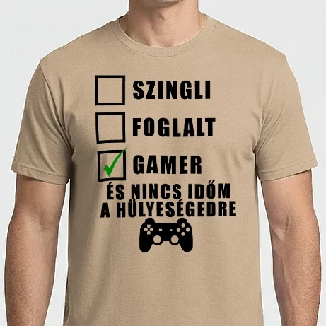 Férfi Imperial póló - Gamer vagyok