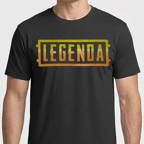 Férfi Imperial póló - Legenda - PUBG Style - Sárga