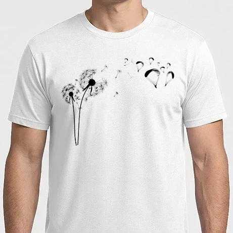 Férfi Imperial póló - Pitypang siklóernyősökkel színezhető