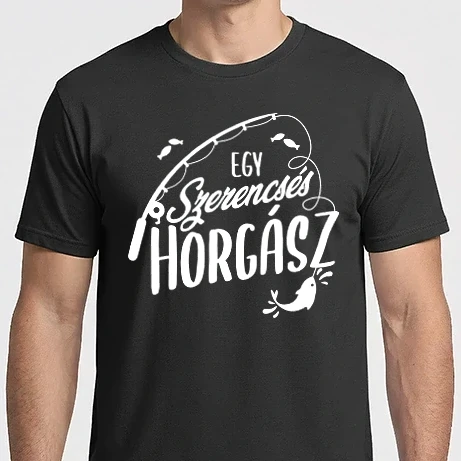 Férfi Imperial póló - Egy szerencsés horgász