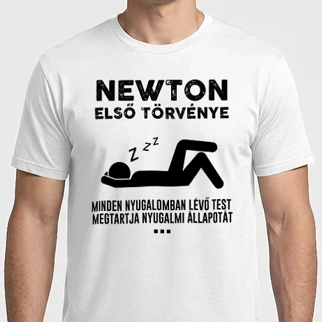 Férfi Imperial póló - Newton első törvénye