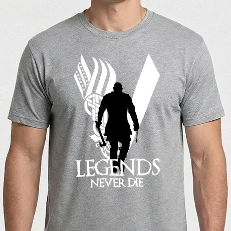 Férfi Imperial póló - Vikings - Legends Never Die (3 színű)