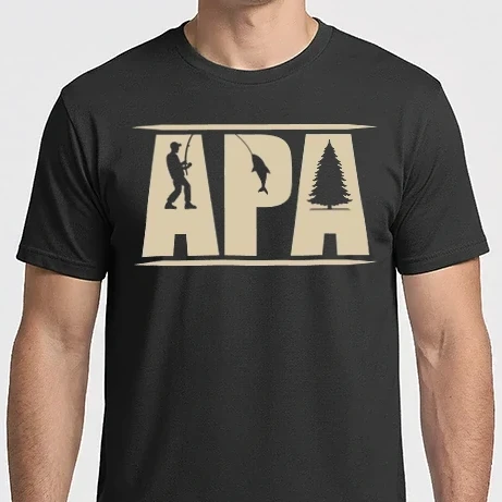 Férfi Imperial póló - Apa horgász