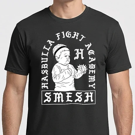 Férfi Imperial póló - HASBULLA FIGHT ACADEMY - sötét alapra