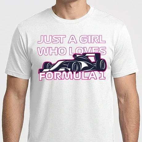 Férfi Imperial póló - Just a girl who loves formula 1