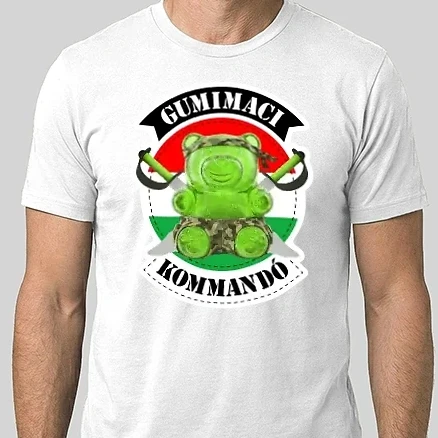 Férfi Alap póló - Gumimaci kommandó