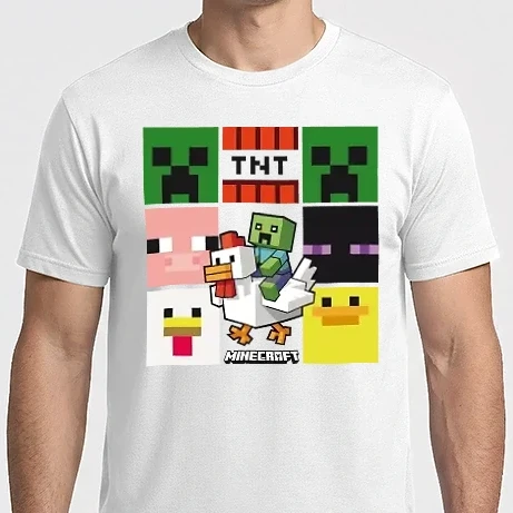 Férfi Imperial póló - MineCraft_grafika1