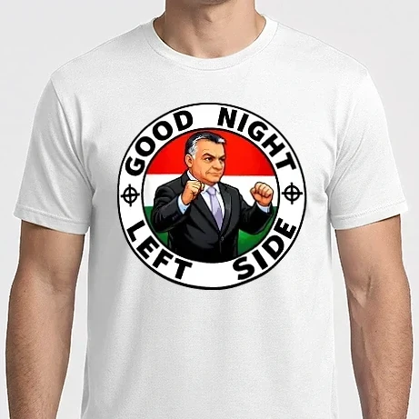 Férfi Imperial póló - Orbán Viktor - Good night left side