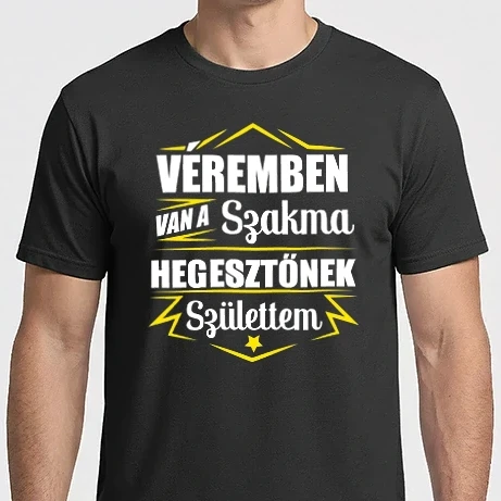Férfi Imperial póló - Véremben van a szakma Hegesztő