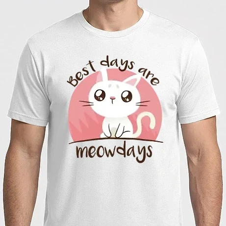 Férfi Imperial póló - Best days are Meowdays