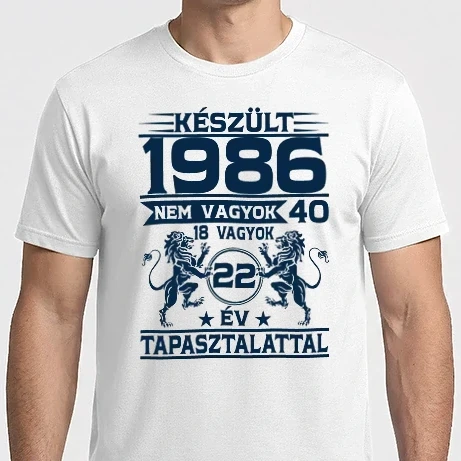 Férfi Imperial póló - Készült 1986