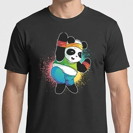 Férfi Imperial póló - Cuki Panda Zumba 