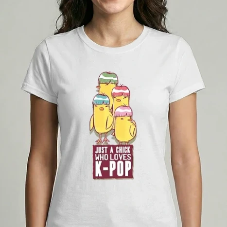 Női Imperial póló - Just a Chick who loves K-pop