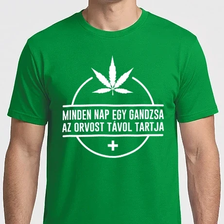 Férfi Imperial póló - Minden nap egy gandzsa