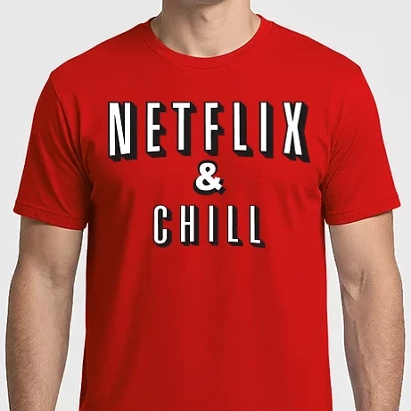 Férfi Imperial póló - Netflix and chill