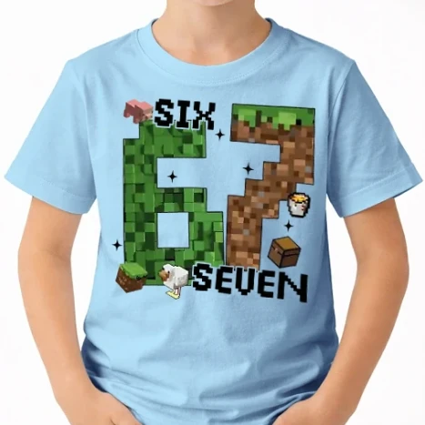 Uniszex gyerek Póló - Six Seven