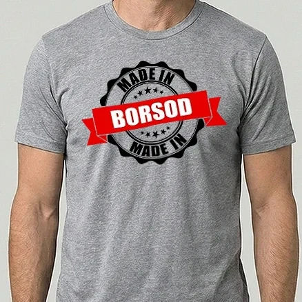 Férfi Alap póló - Made in Borsod