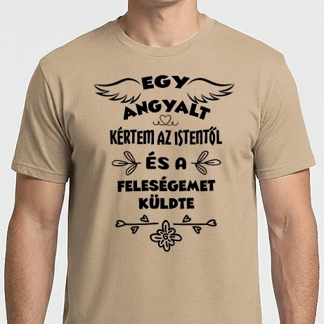 Férfi Imperial póló - Egy angyalt kértem az Istentől