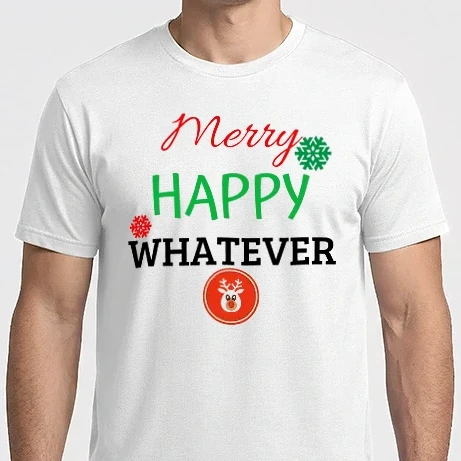 Férfi Imperial póló - merry happy...whatever