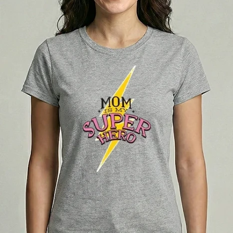 Női Imperial póló - Mom is my Superhero Anyának póló