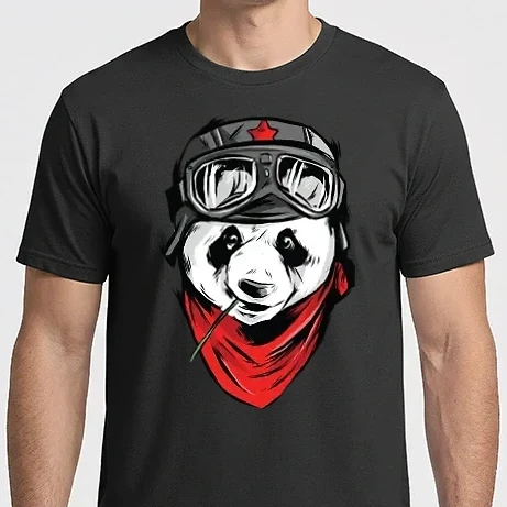 Férfi Imperial póló - Panda Gerilla