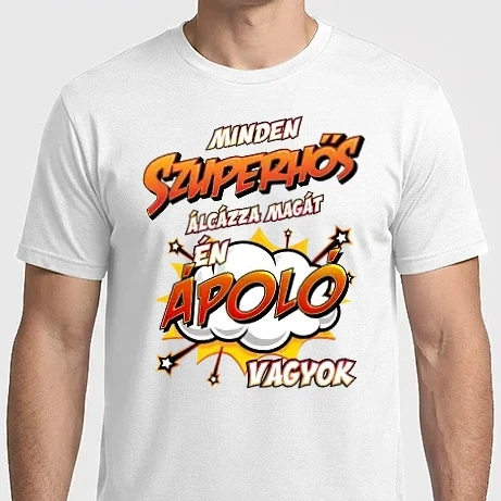 Férfi Imperial póló - Szuperhős álca ápoló