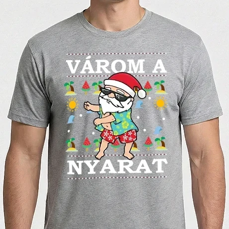 Férfi Imperial póló - Várom a nyarat (felirattal)
