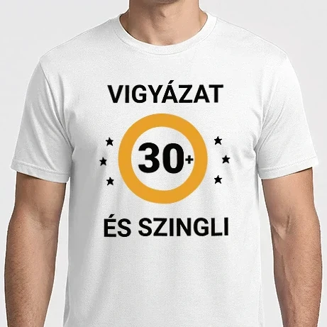 Férfi Imperial póló - 30+ és  szingli 