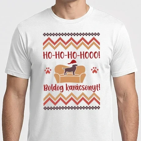 Férfi Imperial póló - Ho-Ho-Ho kutya
