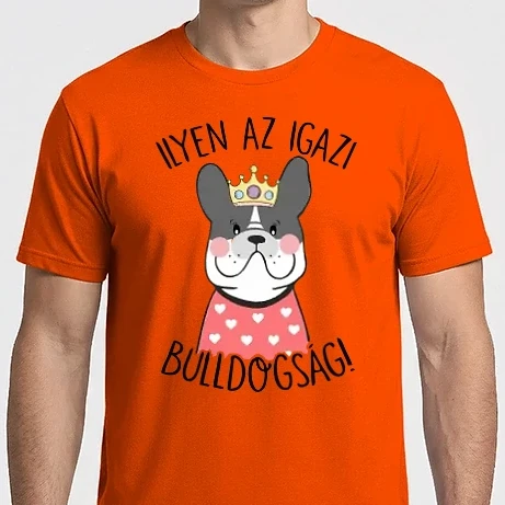 Férfi Imperial póló - Bulldogság királylány