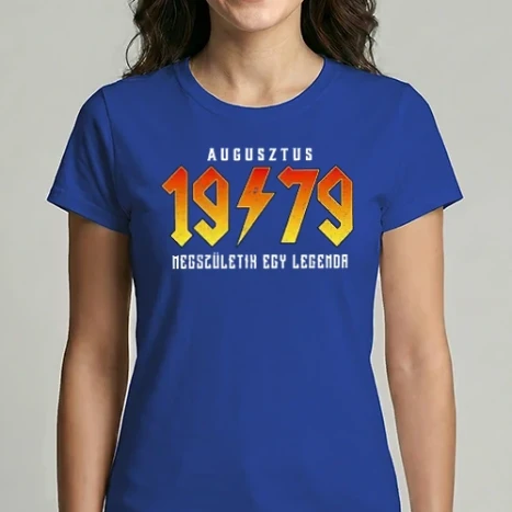 Női Imperial póló - Rock születésnap 1979 Augusztus