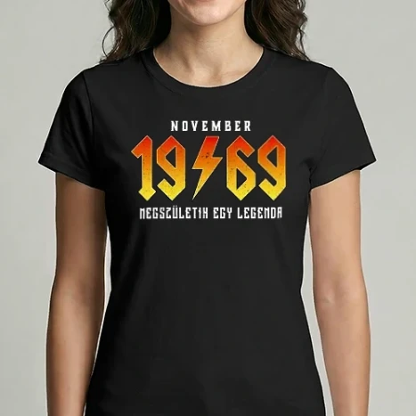 Női Imperial póló - Rock születésnap 1969 November