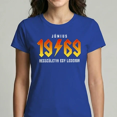 Női Imperial póló - Rock születésnap 1969 Június