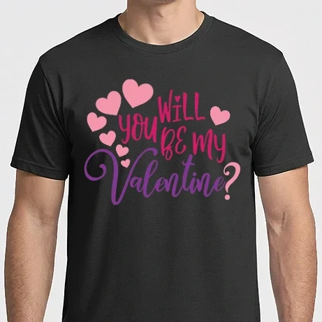 Férfi Imperial póló - Will you be my Valentine - Leszel a kedvesem