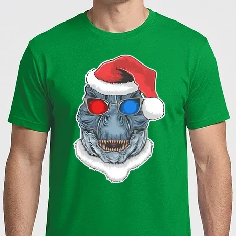 Férfi Imperial póló - Santasaurus Rex