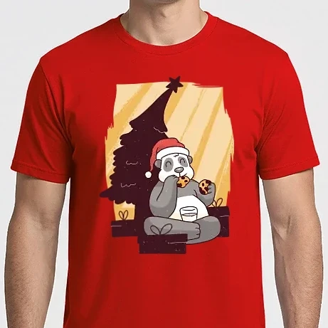 Férfi Imperial póló - Panda Karácsony