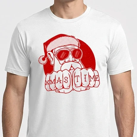 Férfi Imperial póló - Xmas time Santa