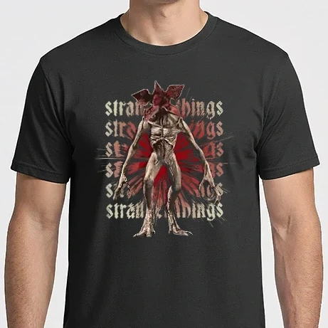 Férfi Imperial póló - Stranger Things demogorgon
