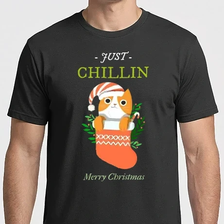 Férfi Imperial póló - Just chillin Boldog Karácsonyt