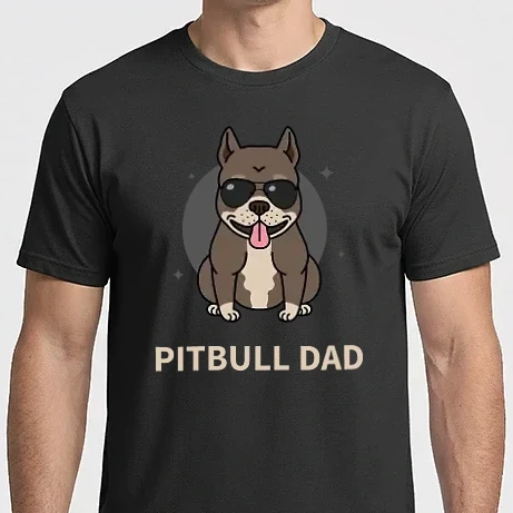 Férfi Imperial póló - Pitbull Dad