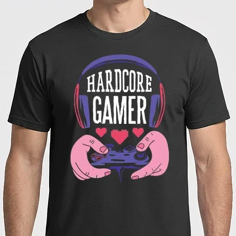 Férfi Imperial póló - Hardcore gamer