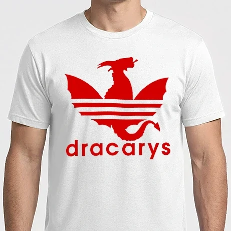 Férfi Imperial póló - adidas dracarys Trónok harca logó