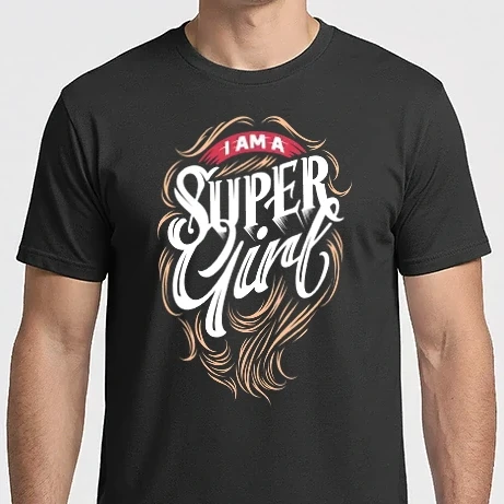 Férfi Imperial póló - I am a supergirl