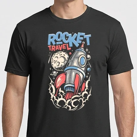 Férfi Imperial póló - Rocket travel