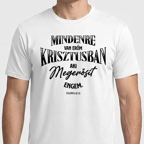 Férfi Imperial póló - Krisztus megerősít