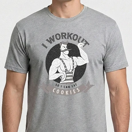Férfi Imperial póló - Workout Cookies 01