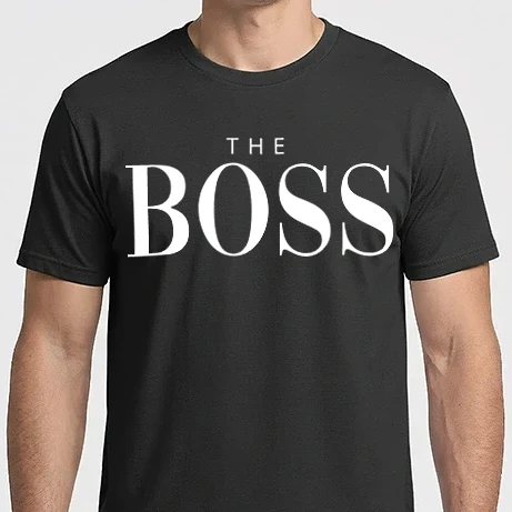 Férfi Imperial póló - Páros minta THE Boss